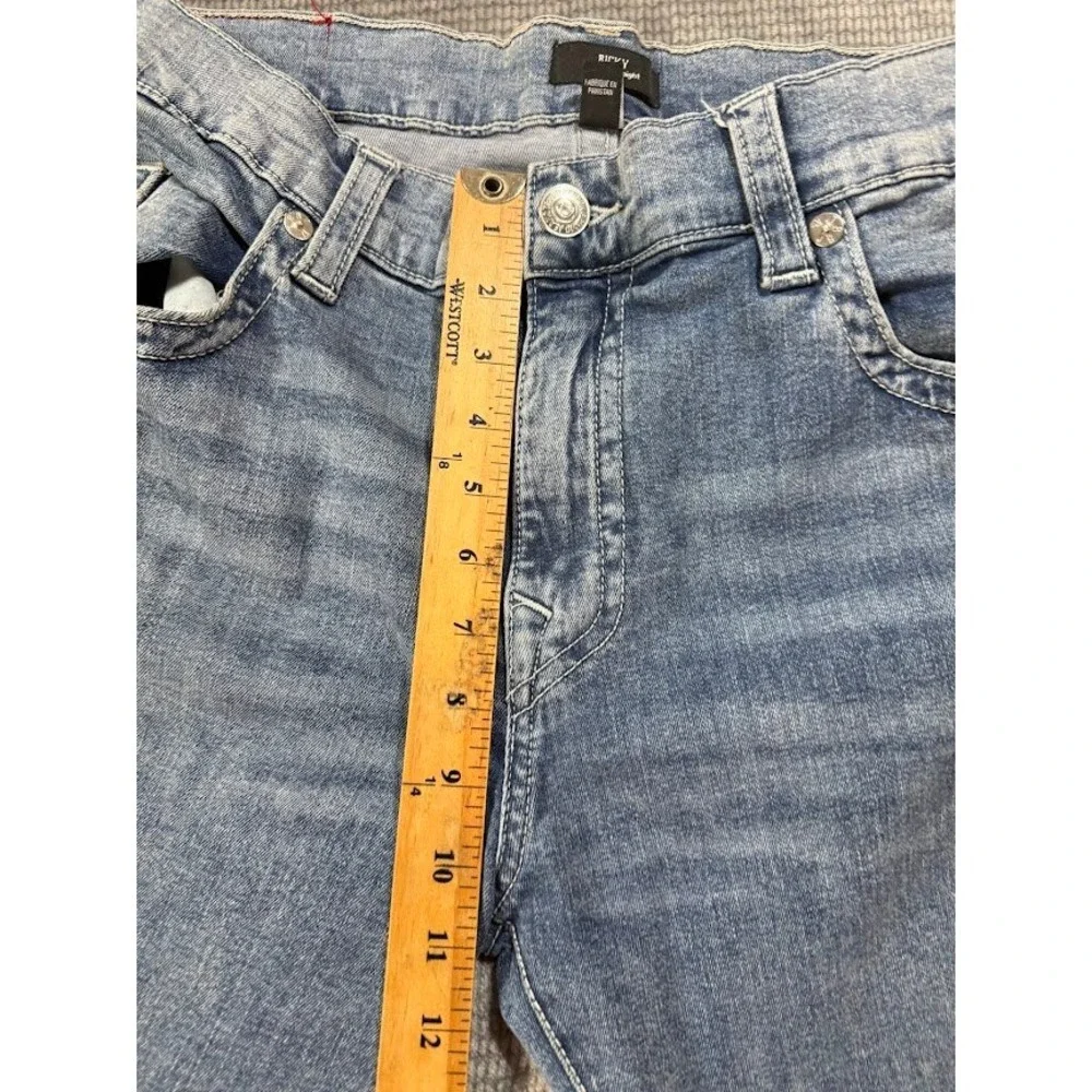 True Religion Ricky Relaxed Straight No FlapJeans Light Wash Blue Mens‎ 38x31